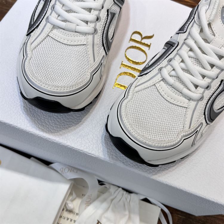 DIOR B30 SNEAKER WHITE MESH AND TECHNICAL FABRIC - I116