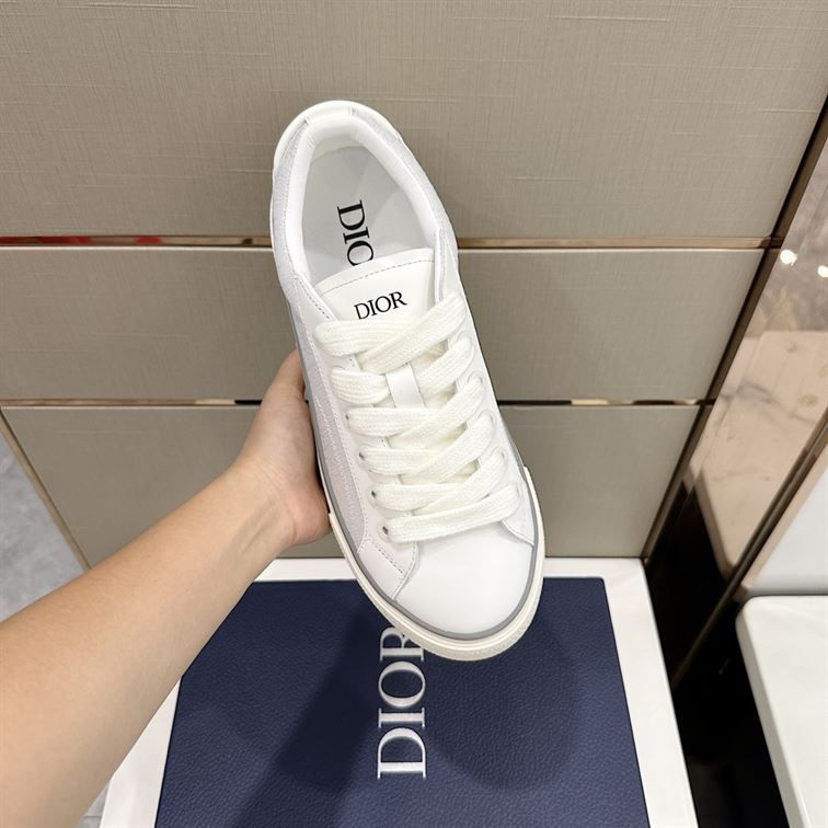 DIOR B33 SNEAKER WHITE SMOOTH CALFSKIN AND DIOR OBLIQUE JACQUARD - I103