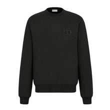 DIOR CD ICON SWEATSHIRT BLACK COTTON FLEECE - Z022