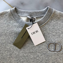 DIOR CD ICON SWEATSHIRT GRAY COTTON FLEECE - Z004