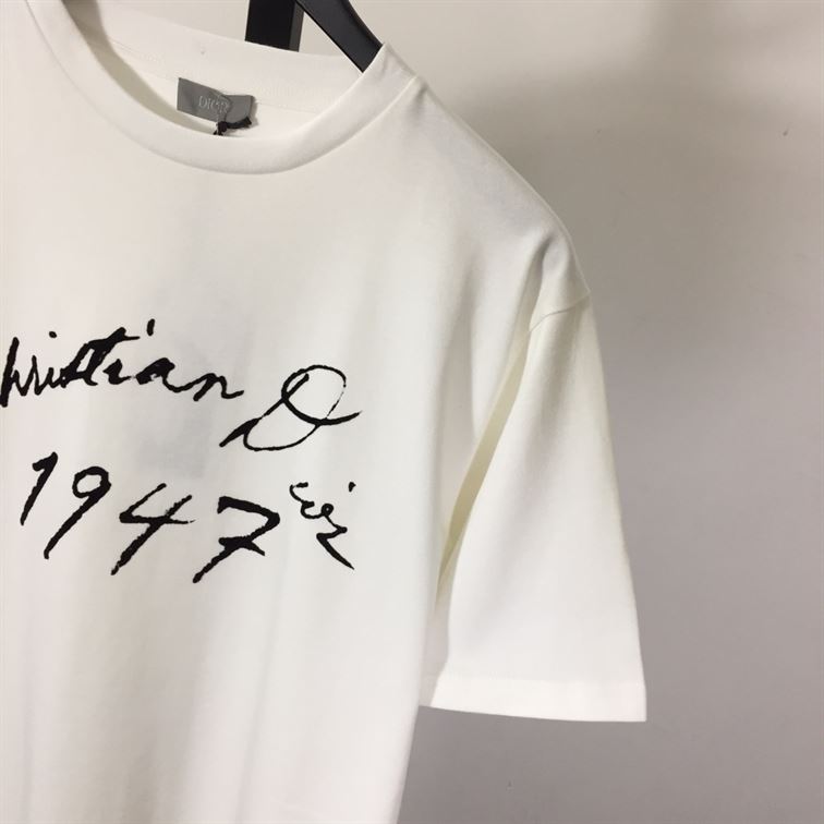 DIOR HANDWRITTEN CHRISTIAN DIOR RELAXED-FIT T-SHIRT - O004