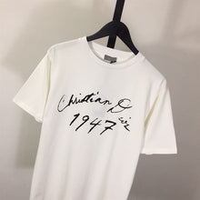 DIOR HANDWRITTEN CHRISTIAN DIOR RELAXED-FIT T-SHIRT - O004