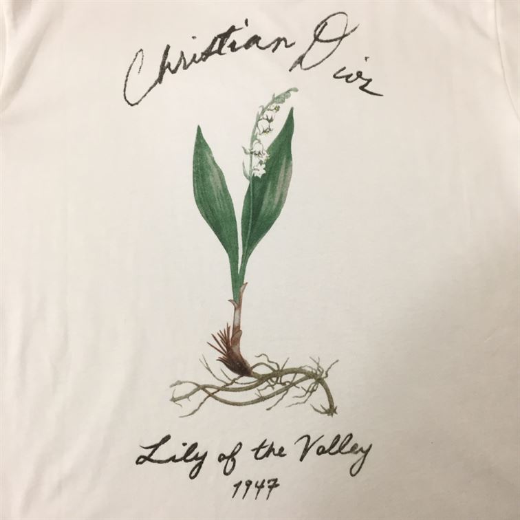 DIOR HANDWRITTEN CHRISTIAN DIOR T-SHIRT RELAXED FIT - O005