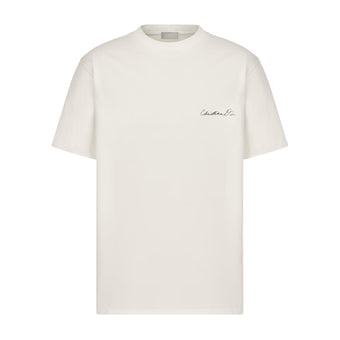 DIOR HANDWRITTEN CHRISTIAN DIOR T-SHIRT RELAXED FIT - O005