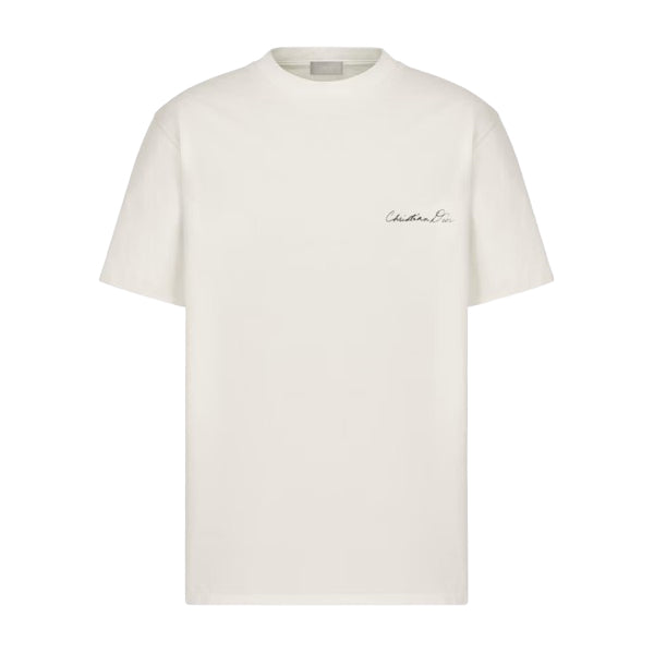 DIOR HANDWRITTEN CHRISTIAN DIOR T-SHIRT RELAXED FIT - O005