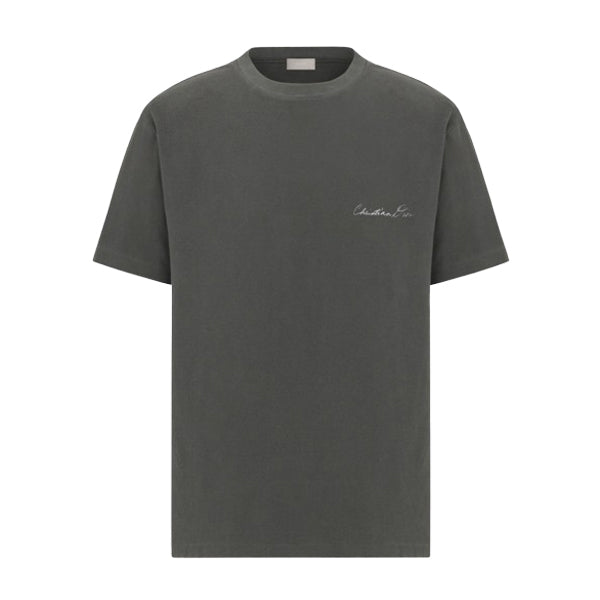 DIOR HANDWRITTEN CHRISTIAN DIOR T-SHIRT RELAXED FIT - O008