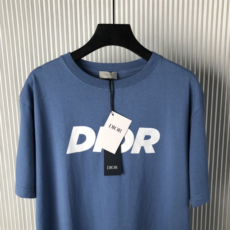 DIOR ITALIC RELAXED-FIT T-SHIRT - O006