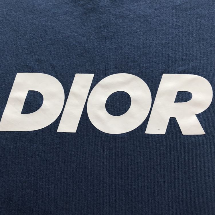 DIOR ITALIC RELAXED-FIT T-SHIRT - O006