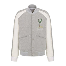 DIOR LILY OF THE VALLEY VARSITY JACKET - CB006