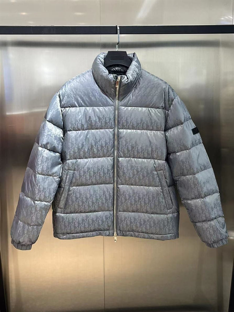 DIOR OBLIQUE DOWN JACKET GREY - CB010