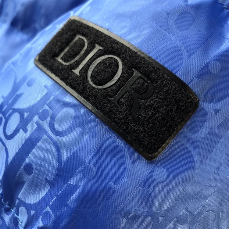 DIOR OBLIQUE DOWN JACKET LIGHT BLUE - CB009