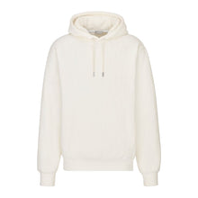 DIOR OBLIQUE RELAXED-FIT HOODED SWEATSHIRT OFF WHITE - Z012