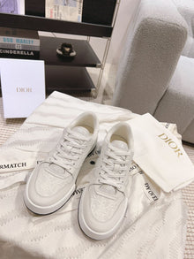 DIOR ONE SNEAKER WHITE DIOR OBLIQUE PERFORATED CALFSKIN - I085