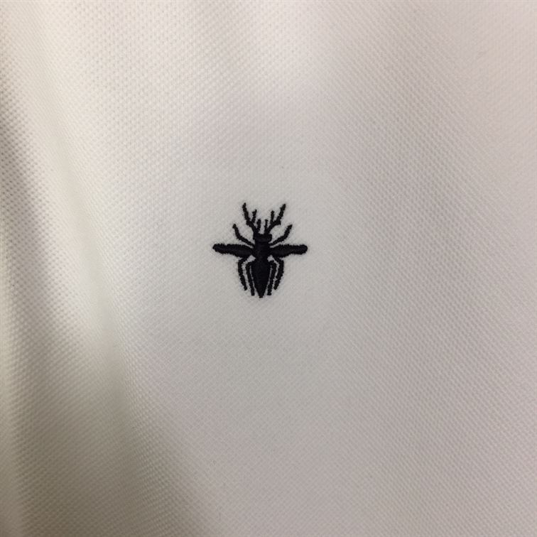 DIOR POLO SHIRT WITH BEE EMBROIDERY - O001