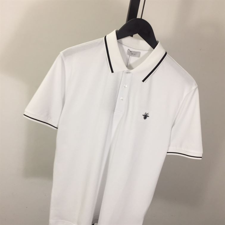 DIOR POLO SHIRT WITH BEE EMBROIDERY - O001