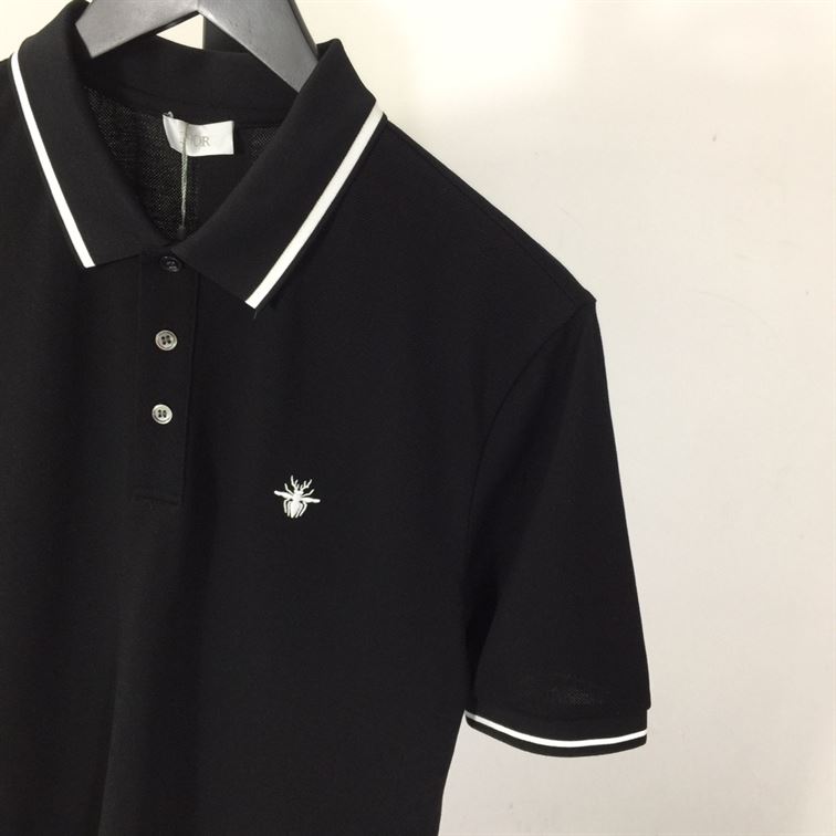 DIOR POLO SHIRT WITH BEE EMBROIDERY - O002