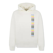 DIOR PRINTED RELAXED FIT COTTON WHITE HOODIE - Z020