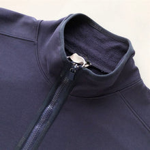 DIOR REGULAR-FIT SWEATER WITH STAND COLLAR NAVY BLUE COTTON FLEECE - Z003