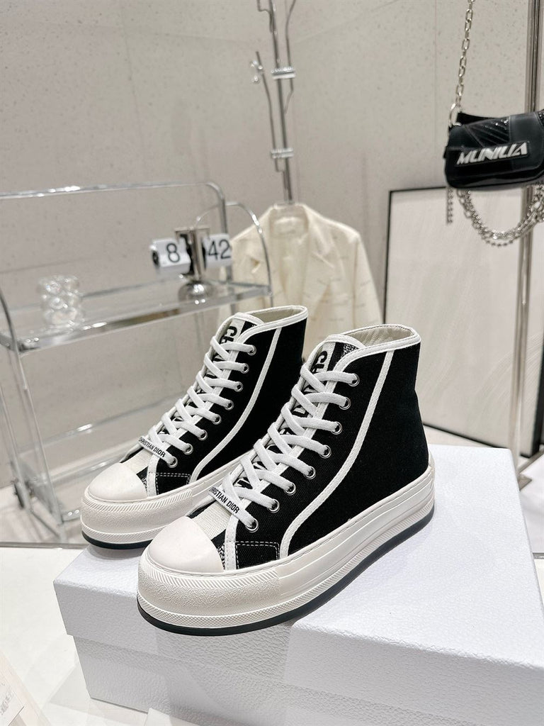 DIOR WALKNDIOR PLATFORM HIGH-TOP SNEAKER - I083