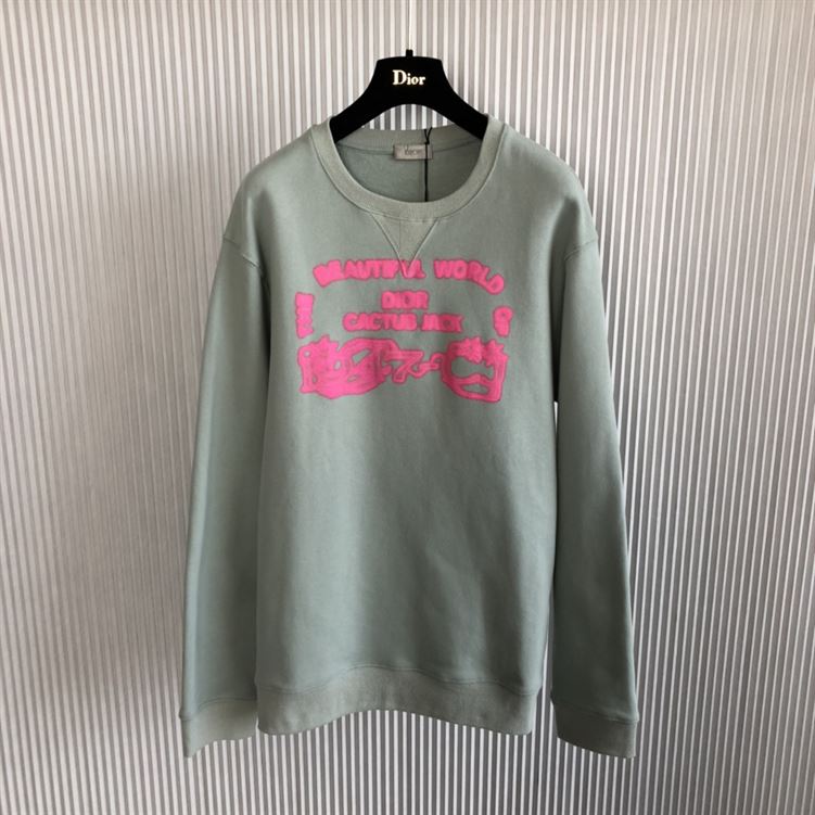 DIOR X CACTUS JACK SWEATSHIRT GREEN - Z016