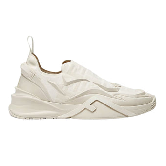 FENDI FLOW WHITE MESH RUNNING SNEAKERS - F025