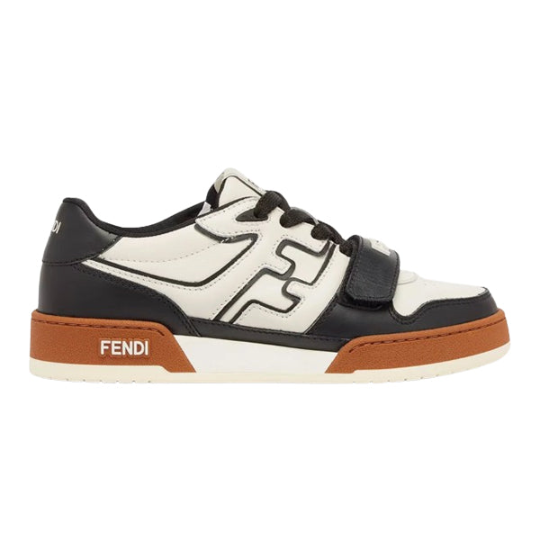 FENDI MATCH SNEAKERS BLACK WHITE - F007