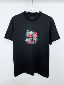 GIVENCHY 4G FLOWERS PRINTED T-SHIRT - K025