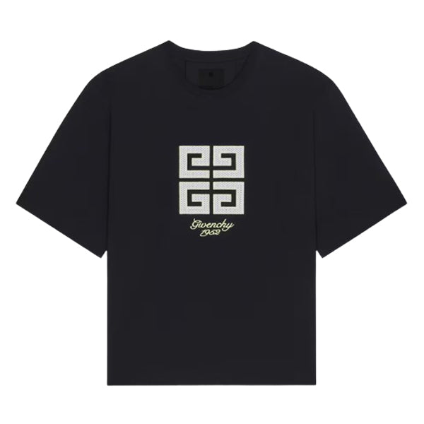 GIVENCHY 4G T-SHIRT IN COTTON BLACK - K002