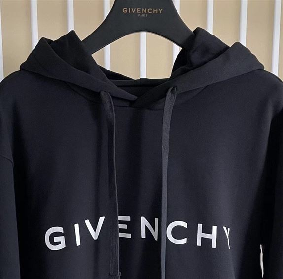 GIVENCHY ARCHETYPE SLIM FIT HOODIE IN FLEECE - AD002