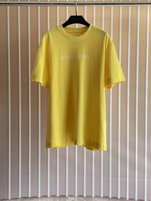 GIVENCHY ARCHETYPE SLIM FIT T-SHIRT IN COTTON SUNFLOWER - K005