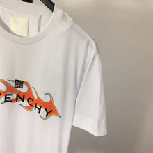 GIVENCHY FLAMES PRINTED T-SHIRT IN COTTON - K028