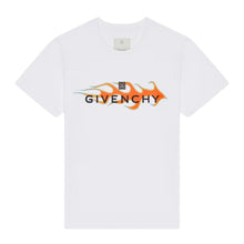 GIVENCHY FLAMES PRINTED T-SHIRT IN COTTON - K028