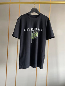 GIVENCHY LOCK COTTON T-SHIRT BLACK - K038