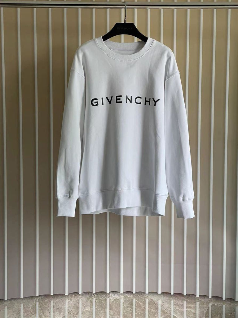 GIVENCHY LOGO PRINT SLIM FIT SWEATSHIRT - AD007