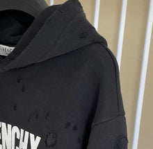 GIVENCHY PARIS DESTROYED HOODIE - AD009