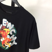 GIVENCHY PSYCHEDELIC OVERSIZED T-SHIRT IN COTTON - K004