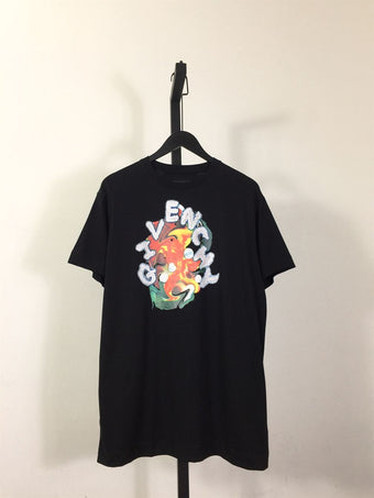 GIVENCHY PSYCHEDELIC OVERSIZED T-SHIRT IN COTTON - K004