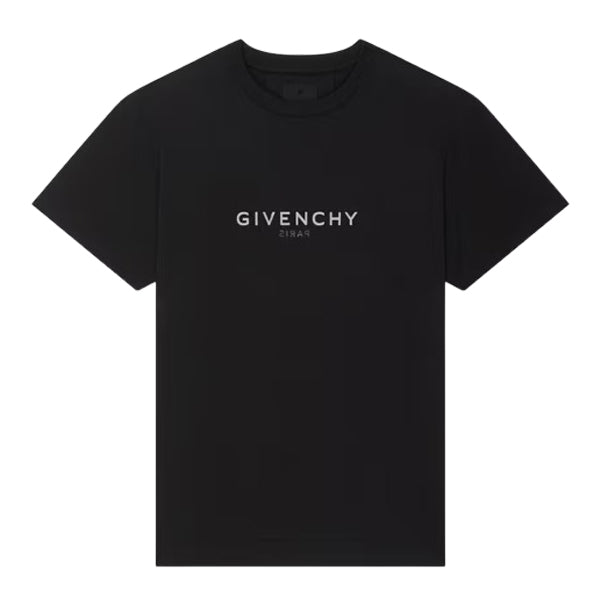 GIVENCHY REVERSE SLIM T-SHIRT IN COTTON BLACK - K007