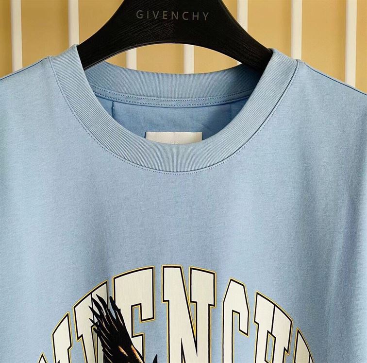 GIVENCHY SLIM-FIT T-SHIRT WITH GIVENCHY EAGLE PRINT - K034