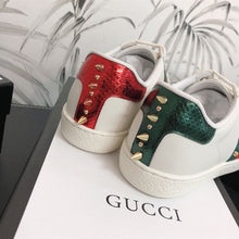 GUCCI ACE STUDDED WHITE SNEAKER - G142