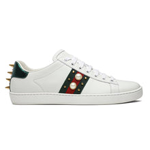 GUCCI ACE STUDDED WHITE SNEAKER - G142