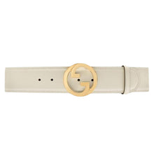 GUCCI BLONDIE BELT WHITE LEATHER - AB023