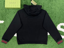 GUCCI COTTON JERSEY HOODED JACKET WITH WEB - CA007