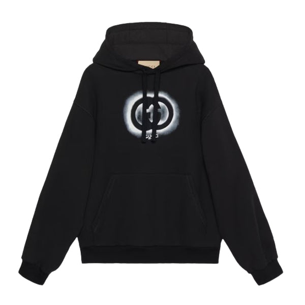 GUCCI COTTON JERSEY HOODED SWEATSHIRT - H006