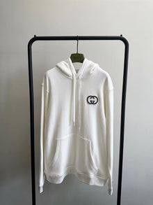 GUCCI COTTON JERSEY HOODED SWEATSHIRT - H016