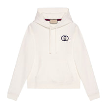 GUCCI COTTON JERSEY HOODED SWEATSHIRT - H016