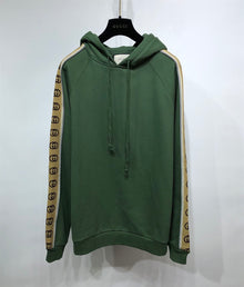 GUCCI COTTON JERSEY HOODED SWEATSHIRT - H031