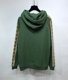 GUCCI COTTON JERSEY HOODED SWEATSHIRT - H031