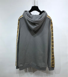 GUCCI COTTON JERSEY HOODED SWEATSHIRT - H032