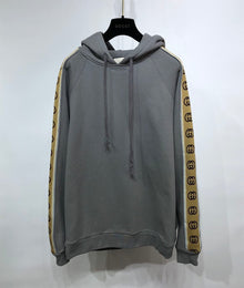 GUCCI COTTON JERSEY HOODED SWEATSHIRT - H032